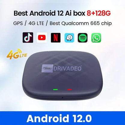 Drivadeo Android 13 CarPlay AI Box Tundra 2023 with Android AUTO