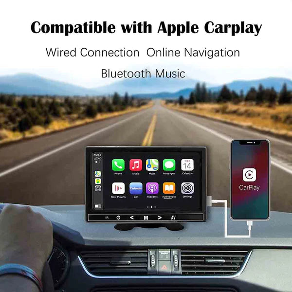 Drivadeo Portable Radio GPS Navigation Compatible with CarPlay & Android AUTO