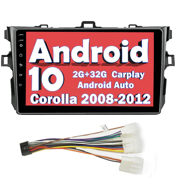 Drivadeo Corolla 2008-2012 with Toyota android auto Carplay