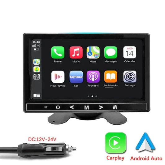 Drivadeo Portable Radio GPS Navigation Compatible with CarPlay & Android AUTO